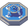 Fountain, pixel-art sprite