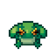 Frog, animated pixel-art GIF