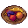 Fruit bowl, pixel-art sprite