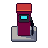 Fuel pump, pixel-art sprite