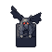 Gárgola, GIF animado de pixel art