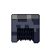 Iron gate, pixel-art sprite