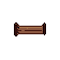 Farm gate, pixel-art sprite