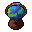 Desk globe, pixel-art sprite