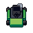 Kart, pixel-art sprite