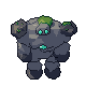 Stone golem, pixel-art sprite