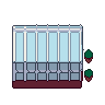 Greenhouse, pixel-art sprite