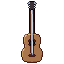 Guitar, pixel-art sprite