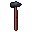 Smith's hammer, pixel-art sprite