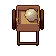 Handcart, pixel-art sprite