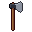Hatchet, pixel-art sprite