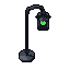 Ghost lantern, pixel-art sprite