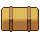 Hay bale, pixel-art sprite