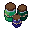 Herb jars, pixel-art sprite