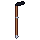 Hockey stick, pixel-art sprite