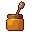 Honey jar, pixel-art sprite