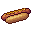 Hot dog, pixel-art sprite