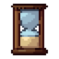 Sanduhr, animiertes Pixel-Art-GIF
