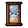 Hourglass, pixel-art sprite