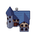 Large house, pixel-art sprite