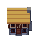 Medium house, pixel-art sprite