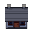 Stone house, pixel-art sprite