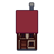 Townhouse, pixel-art sprite