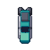 Moto flotante, GIF animado de pixel art