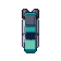 Hover bike, pixel-art sprite