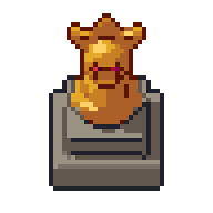 Götzenbild, animiertes Pixel-Art-GIF
