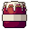 Jam jar, pixel-art sprite