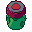 Pickle jar, pixel-art sprite