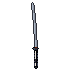 Katana, pixel-art sprite