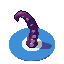 Kraken tentacle, pixel-art sprite