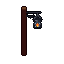 Hanging lantern, pixel-art sprite