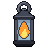Lantern, pixel-art sprite