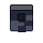Wall lever, pixel-art sprite