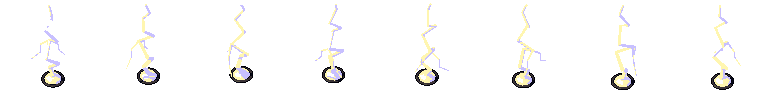 Lightning bolt from all 8 sides, animated pixel art