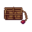 Lobster pot, pixel-art sprite