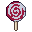 Lollipop, pixel-art sprite