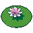 Lotus, pixel-art sprite
