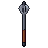 Mace, pixel-art sprite
