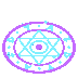 Magic circle, pixel-art sprite