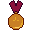Medal, pixel-art sprite