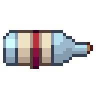 Bouteille à la mer, GIF animé en pixel art