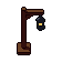 Mine lamp, pixel-art sprite