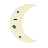 Moon, pixel-art sprite