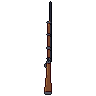 Musket, pixel-art sprite