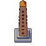 Desert obelisk, pixel-art sprite