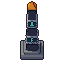Obelisk, pixel-art sprite